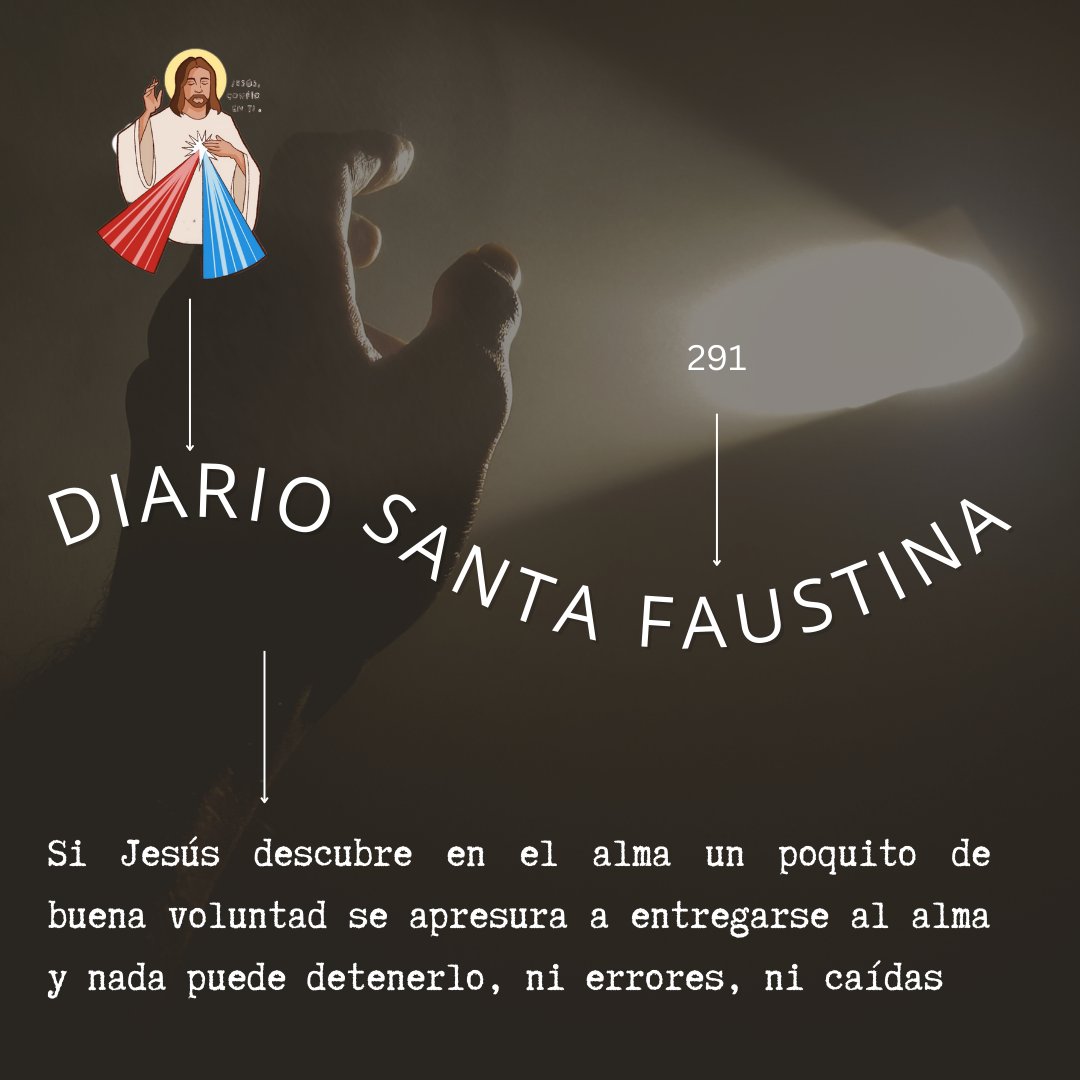 En el #JuevesEucarístico  reflexionamos sobre la nueva frase del Diario de #SantaFaustina, el Señor con poco que le ofrecemos Él hace mucho. Deposita tú confianza en el Señor y deja que actúe en ti y así harás grandes cosas, Él sabe más y su #DivinaMisericordia es infinita.