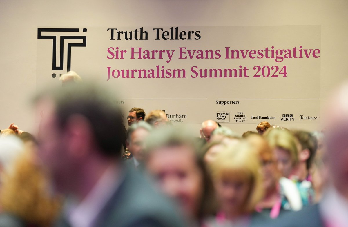 The #SirHarrySummit featured a stellar line-up of fearless investigative journalists from around the world. If you missed it, read our report and catch up on sessions👉 durham.ac.uk/news-events/la… @reuters @tinabrownlm @sirharrysummit