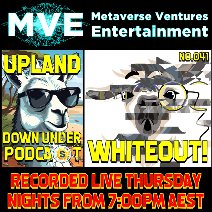 Numbers and main topic for tonight’s Upland Down Under Podcast. #UDU #Upland #Uplandme #NFTCommunity #VirtualRealEstate #WEB3 #Metaverse #Sparklet Show starts live streaming on Thursday nights from 7:00pm AEST. youtube.com/@UplandDownUnd…