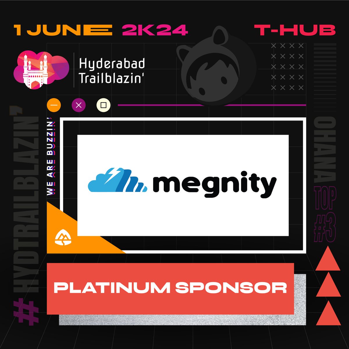 Hyderabad Trailblazin' (@hydtrailblazin) on Twitter photo Revealing our first platinum sponsor - 🌟 <a href="/MegnityTech/">Megnity Technologies</a> 🌟, a distinguished Salesforce Crest Partner with a global presence in India and the US, specializing in AI and Data Cloud excellence.
Thank you Team <a href="/MegnityTech/">Megnity Technologies</a> for partnering with us in our Trailblazin' Journey. 🤝 Revealing our first platinum sponsor - 🌟 <a href="/MegnityTech/">Megnity Technologies</a> 🌟, a distinguished Salesforce Crest Partner with a global presence in India and the US, specializing in AI and Data Cloud excellence.
Thank you Team <a href="/MegnityTech/">Megnity Technologies</a> for partnering with us in our Trailblazin' Journey. 🤝