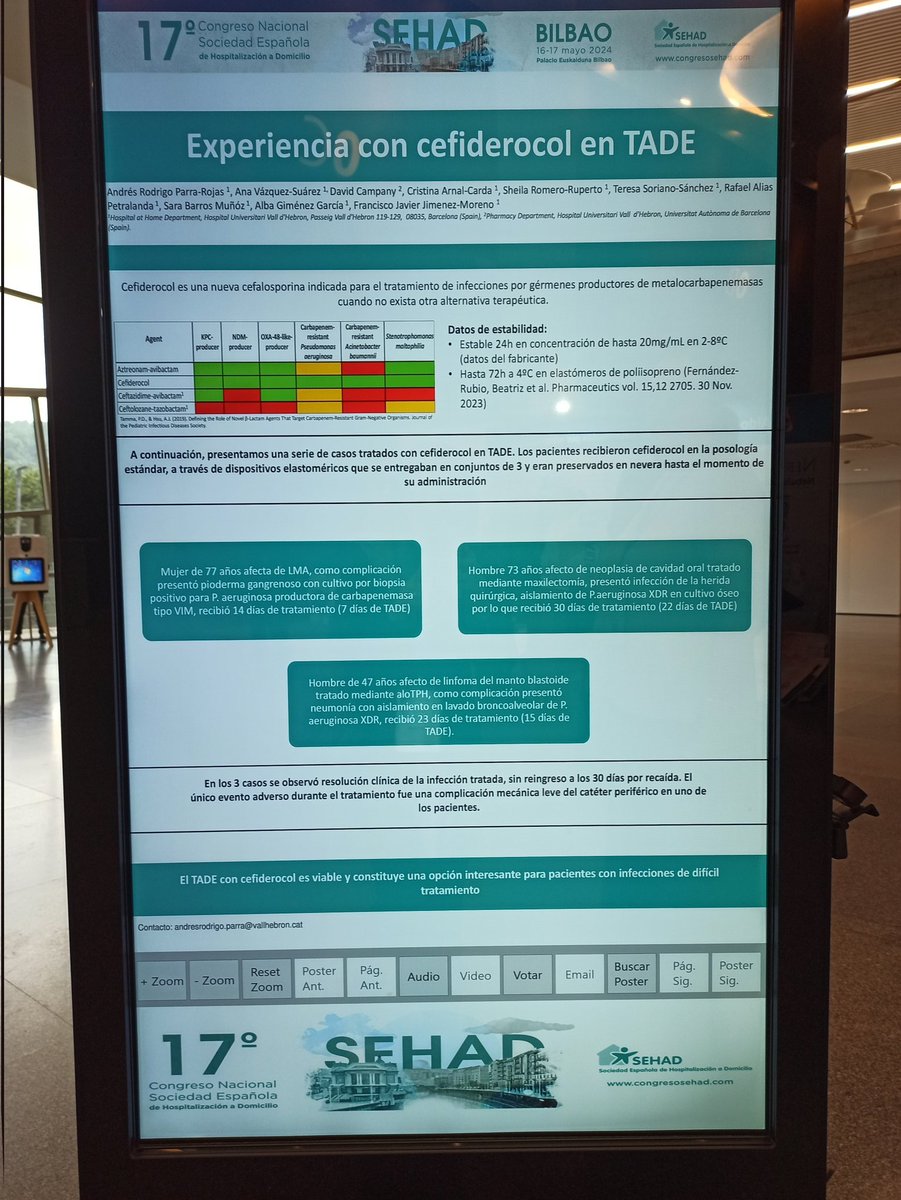 sheilarr (@sheilarr1980) on Twitter photo Participación de Hospitalización a Domicilio del Hospital Vall d'Hebron en el Congreso Nacional <a href="/Sociedad_SEHAD/">Sociedad Española de Hospitalización a Domicilio</a>, <a href="/vallhebron/">Vall d'Hebron</a> , #SEHAD2024 Participación de Hospitalización a Domicilio del Hospital Vall d'Hebron en el Congreso Nacional <a href="/Sociedad_SEHAD/">Sociedad Española de Hospitalización a Domicilio</a>, <a href="/vallhebron/">Vall d'Hebron</a> , #SEHAD2024