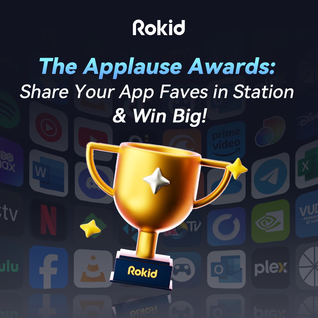 What's your favorite app with Rokid? 📱 Share your Rokid experience for a chance to win Applause Awards! Get a Rokid Max giveaway, big discounts on Rokid AR Lite, and more! 🏆

👉For more details, check out the Rokid App: s.rokid.com/ud6gd8b

Don't miss out! 😄

#Rokid