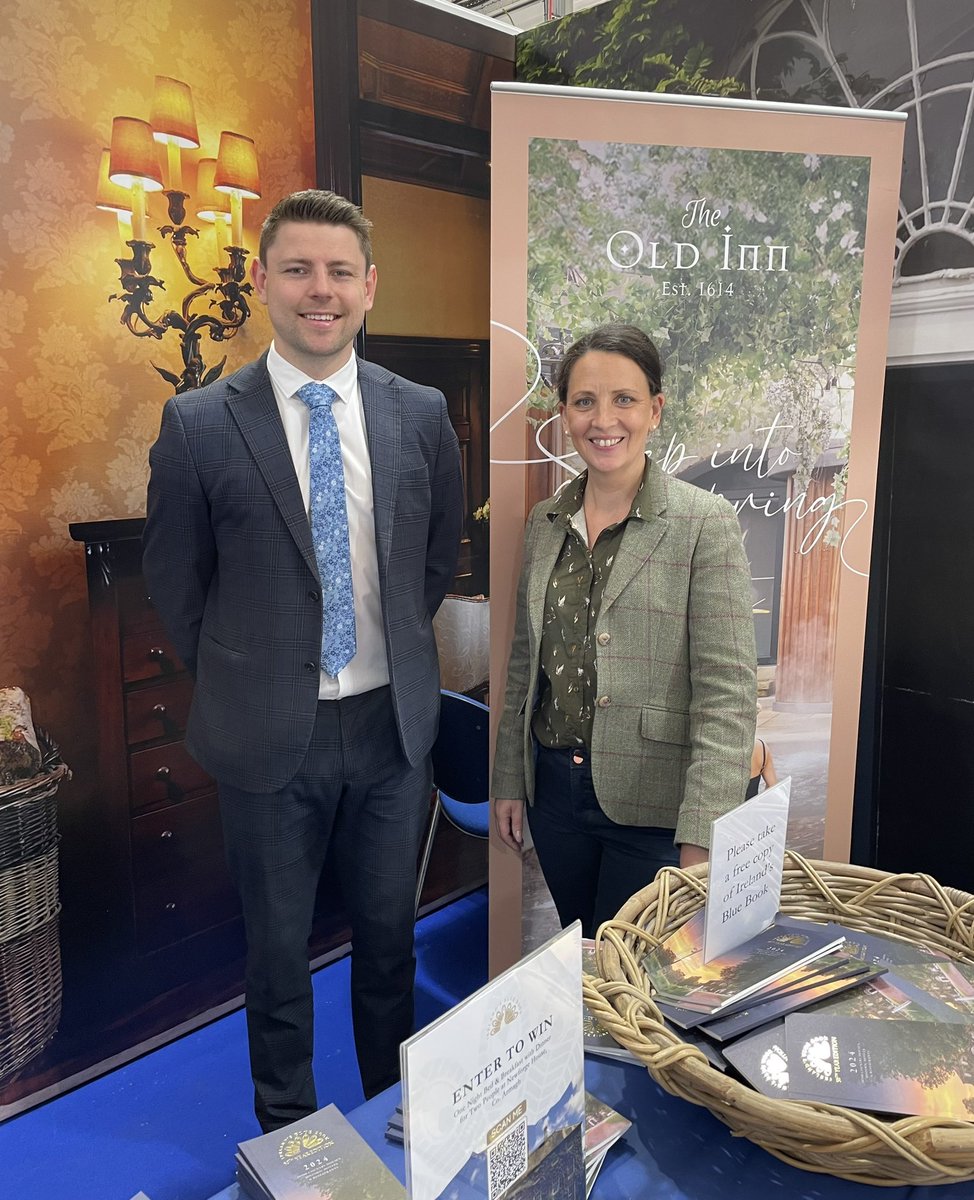 Great to be joined by <a href="/OldInn1614/">The Old Inn</a> on our stand @balmoralshow today. <a href="/NITouristBoard/">Tourism NI</a> <a href="/DiscoverNI/">Northern Ireland</a>
