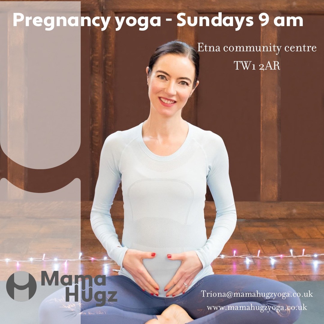 9am Sunday mornings at ETNA Centre🧘‍♀️ 🪷Tríona’s class combines #yoga, #aromatherapy and guided #meditation 🌿 🌐mamahugzyoga.co.uk ✉️triona@mamahugzyoga.co.uk Sunday 9.00am ETNA Community Centre #londonmum #twickmums #kew #londonyoga #Pregnancy yoga with MamaHugz Yoga