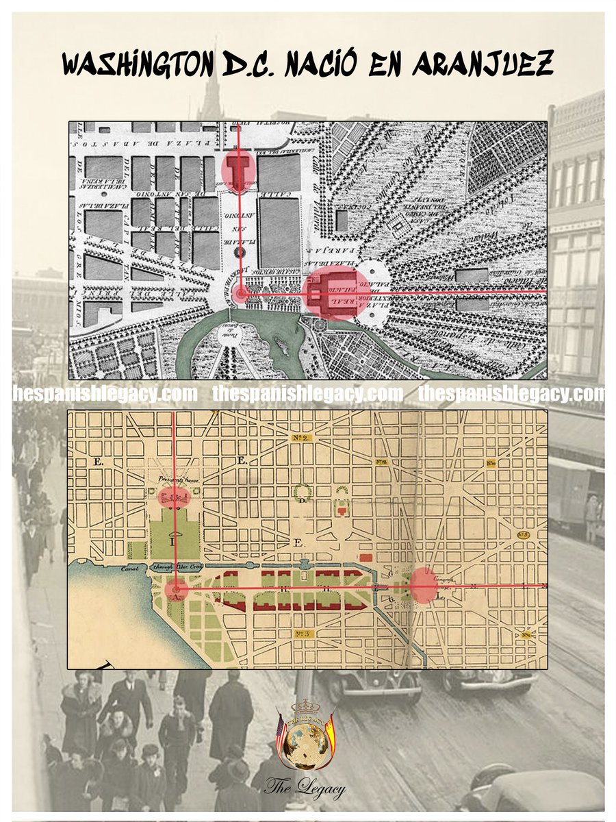 WASHINGTON nacio en ARANJUEZ.

Compartimos LEGADO otro estudio científico que avala la importancia del legado español en EEUU, ¡y nada menos que en el urbanismo de su capital! Nuestros urbanistas y arquitectos deben estar orgullosos de su historia... s8gue este hilo🗺