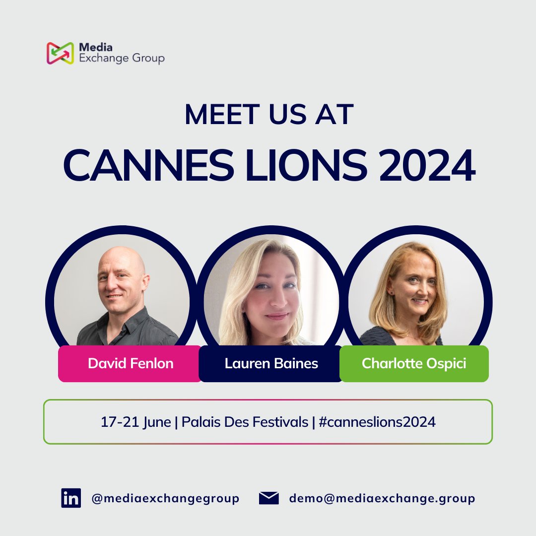 We will be at #CannesLions2024, where creativity meets innovation in the world of advertising and communications! Come and grab a chat with us to find out how our expertise as gaming specialists fit into the advertising space #CreativeMarketing #Networking