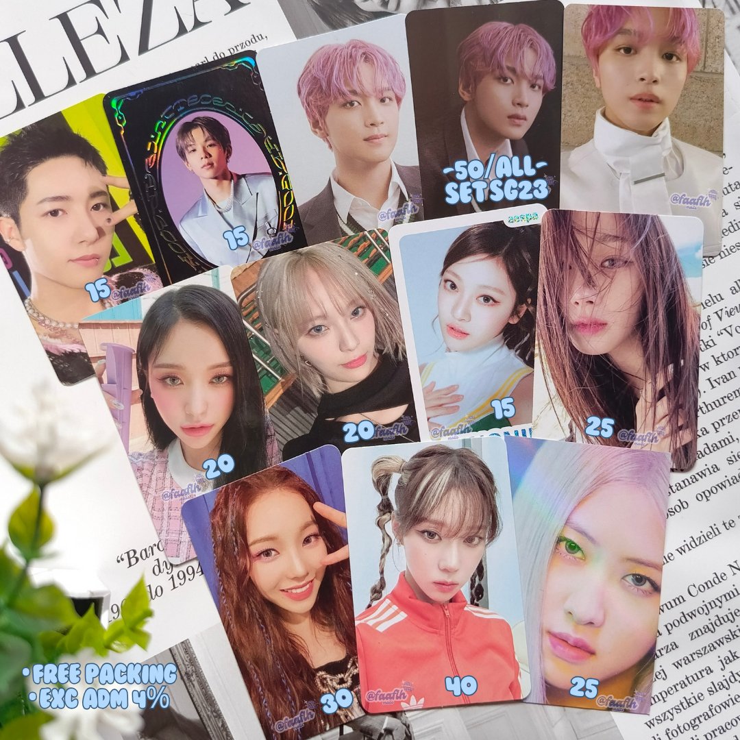 [REPRICED & UPDATED] WTS RT apprctd, RTB 💕 🏡 Jogja 🔐 Book w dp tag #zonauang aab dom ina id dasell! s! sbt! nct dream renjun haechan shotaro riize dreamcatcher billlie aespa karina ningning giselle winter rose blackpink pinksell! moonsua tc savage glimo nct2020 yearbook yb