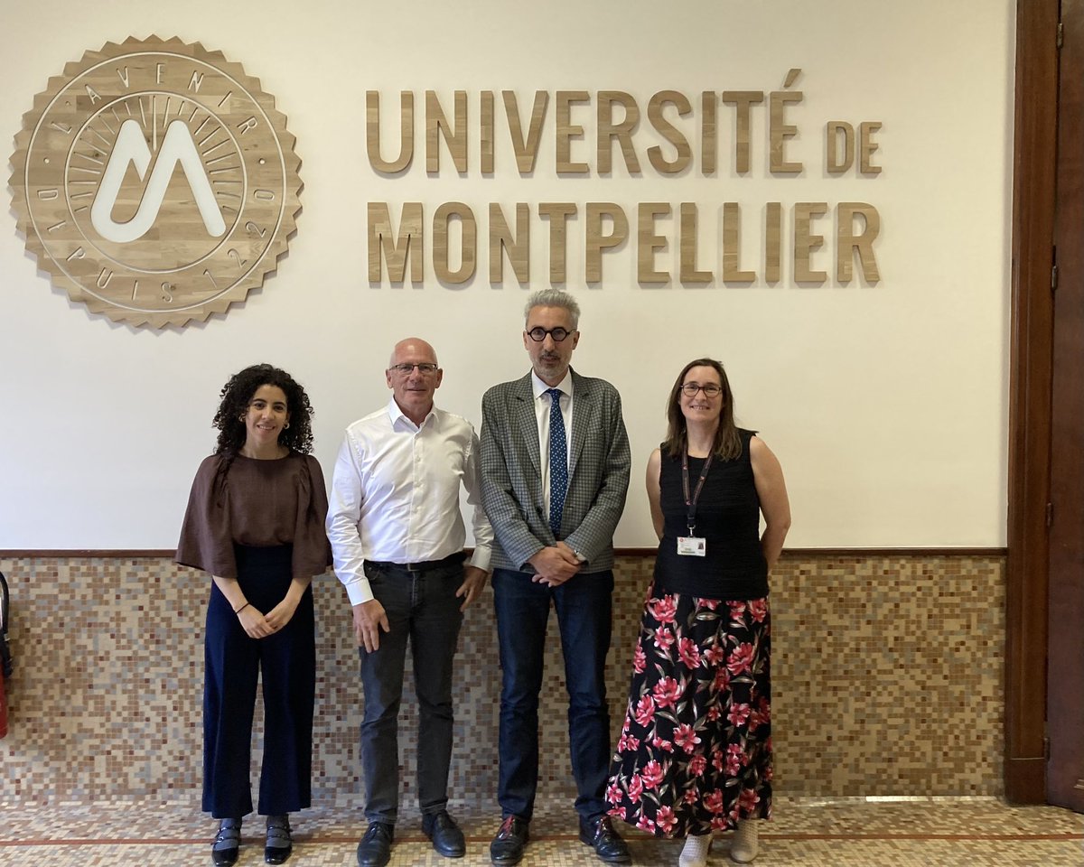 Échange fructueux avec @f_r_pierrot, vice-président aux relations internationales de l’université de Montpellier, sur la coopération internationale de l’@umontpellier en Méditerranée et sur leur engagement fort concernant les enjeux environnementaux 🌍 !