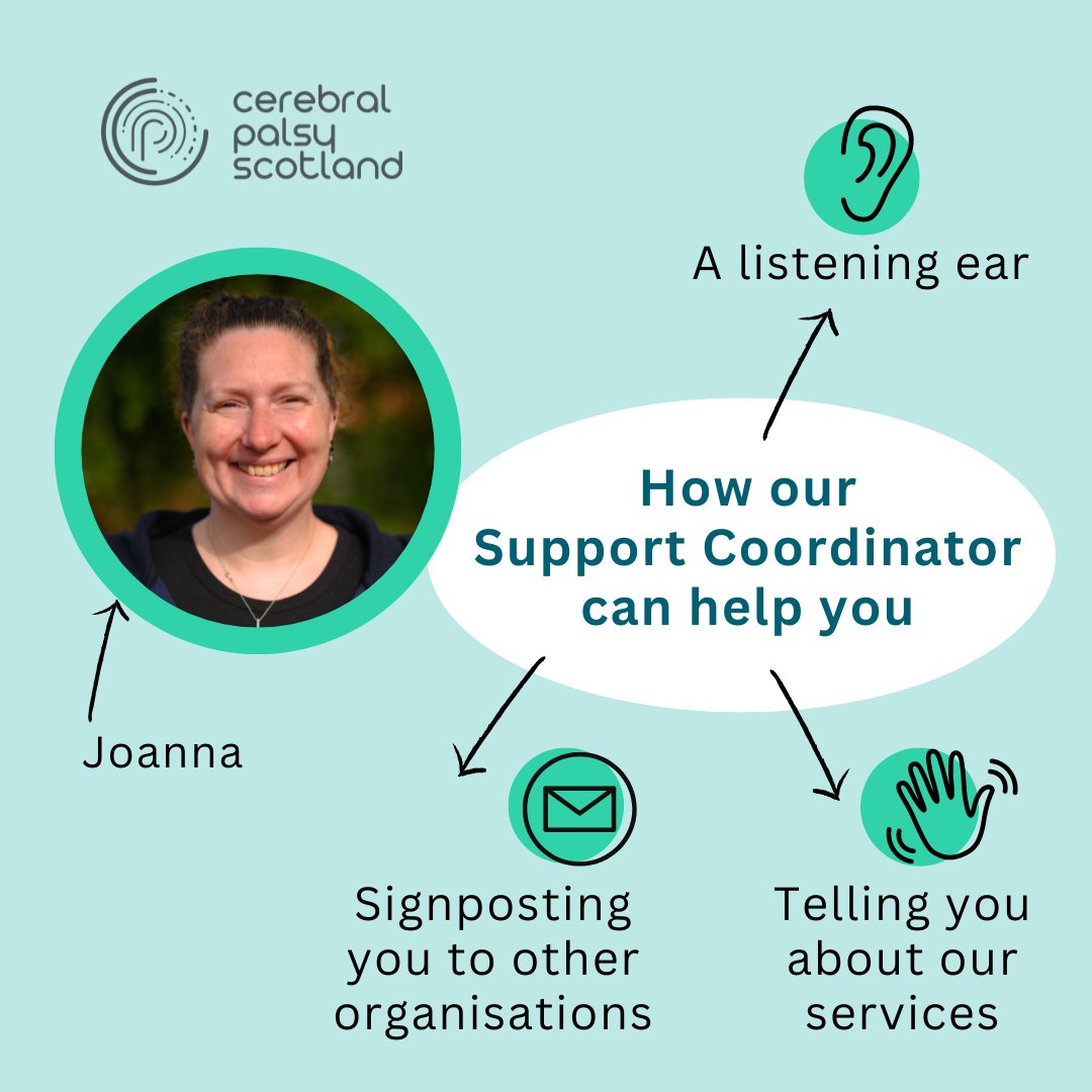 Meet Joanna, our Cerebral Palsy Support Coordinator. Joanna’s role is to listen, understand and link you to a specialist person, service, or organisation that can help or support you going forward. To get in touch call 0141 352 5000 or email info@cpscot.org.uk