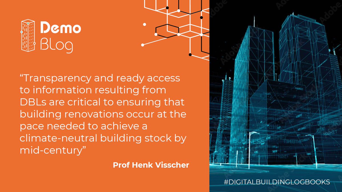DemoBLogProject's tweet image. #Digitalbuildinglogbooks (DBLs) are in the spotlight! 

The latest article of @HorizonMagEU features #DemoBLog&apos;s coordinator, Henk Visscher, who highlights the lack of a common repository of data on buildings in Europe🏙️

Read the full article here🔗….research-and-innovation.ec.europa.eu/en/horizon-mag…