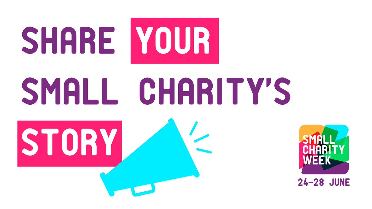 From 24-28 June, we’re on a mission to celebrate small charities by shining a spotlight on the incredible work they do. Share your inspiring story and amplify your voice 👉 ncvo.org.uk/get-involved/s…