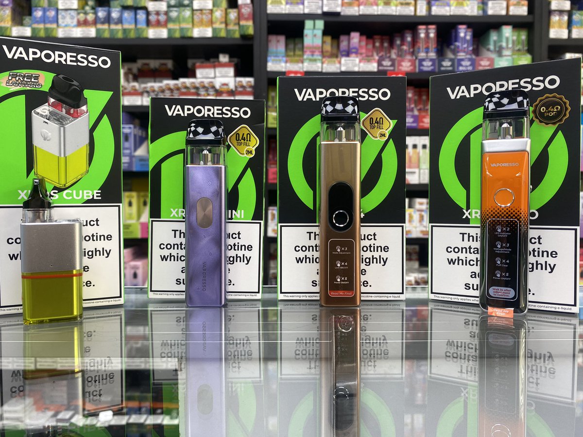 Some of the new amazing products from Vaporesso the newest being the Xros 4 and Xros 4 mini 
#vape #vapers #vapelife #ecig #vapeporn #quitsmoking #smokefree #flavours #ivapelounge #eccles #ecclesvape #manchester #trend #vaporesso #geekvape #OXVA #uwell #Voopoo
