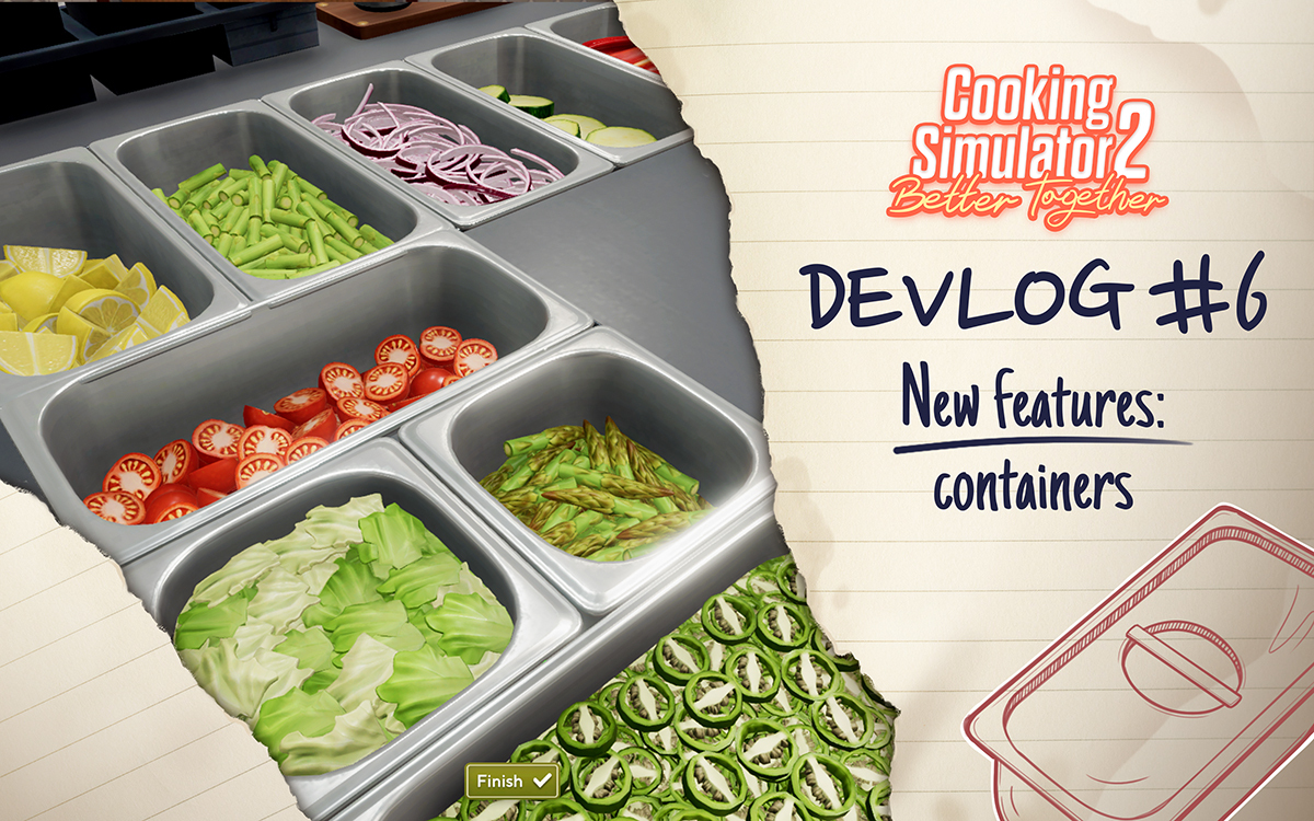 Play_Way's tweet image. Read about a new feature in Cooking Simulator 2: Better Together. You'll like this one - containers for products prepared in advance!
 
steamcommunity.com/games/2455360/… 
 
Wishlist and follow Cooking Simulator 2: Better Together on Steam!#game #cookingsimulator2 #bettertogether #news