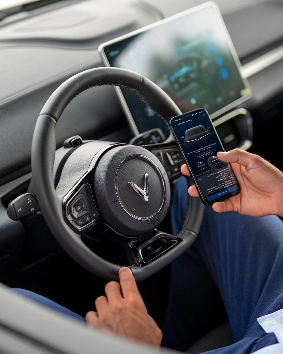 A 15.6” touchscreen and a smart application let you intuitively manage your VF 8 features.

#VINFAST #VF8 #Innovation #SUV #ElectricCar