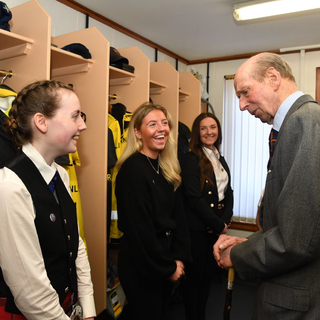 His Royal Highness The Duke of Kent marked 55 years as RNLI President with a visit to @RNLIFraserburgh, presenting the station with the very first house flag of the new RNLI patronage, featuring The King’s Crown. @RoyalFamily