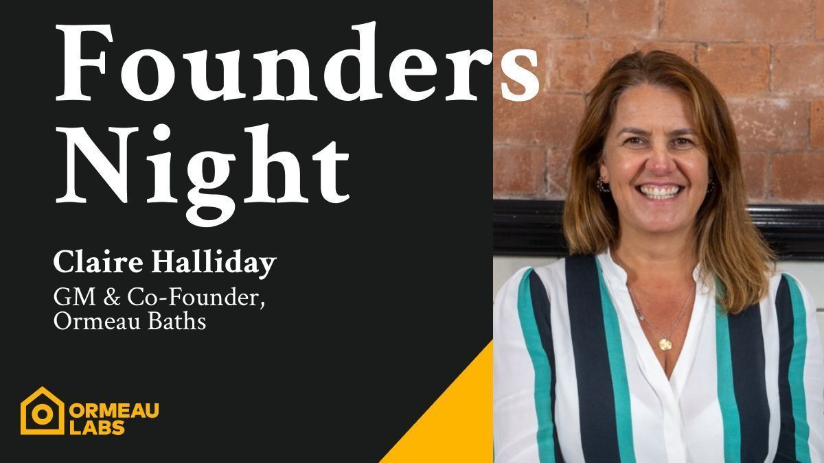 This month, Claire Halliday, who is the General manager and Co-founder of Ormeau Baths, will be taking the stage along with some of the team at OB. Join us for a discussion of the future at Ormeau Baths. Get your tickets here: buff.ly/3xMfOQH