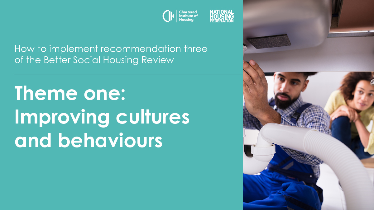 👀 ICYMI 👀 As part of the #BSHR, we’ve launched guidance on rethinking repairs and maintenance services. The report’s first theme, ‘Improving cultures and behaviours’, outlines principles on how to tackle the stigma and making every contact count. ➡️ow.ly/Ebbu50REhNF