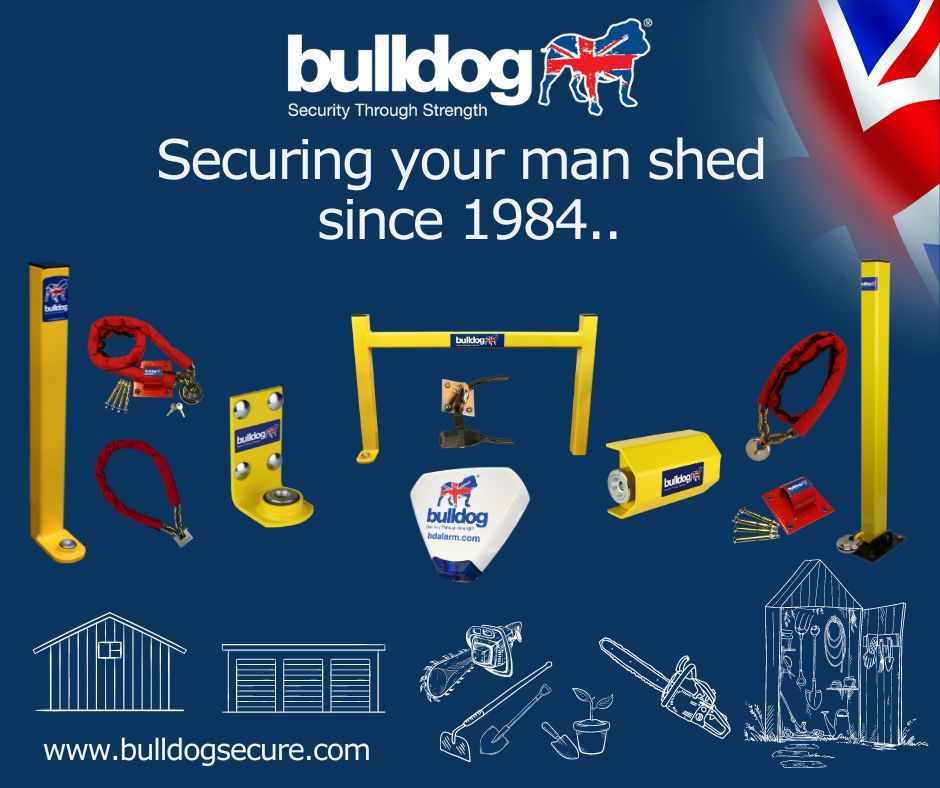 #manshed #girlshed #shed #workshop #security #gardentools