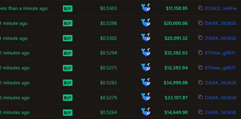 Started to make another whale fomo in for over $100K with more buys coming

$Popcat