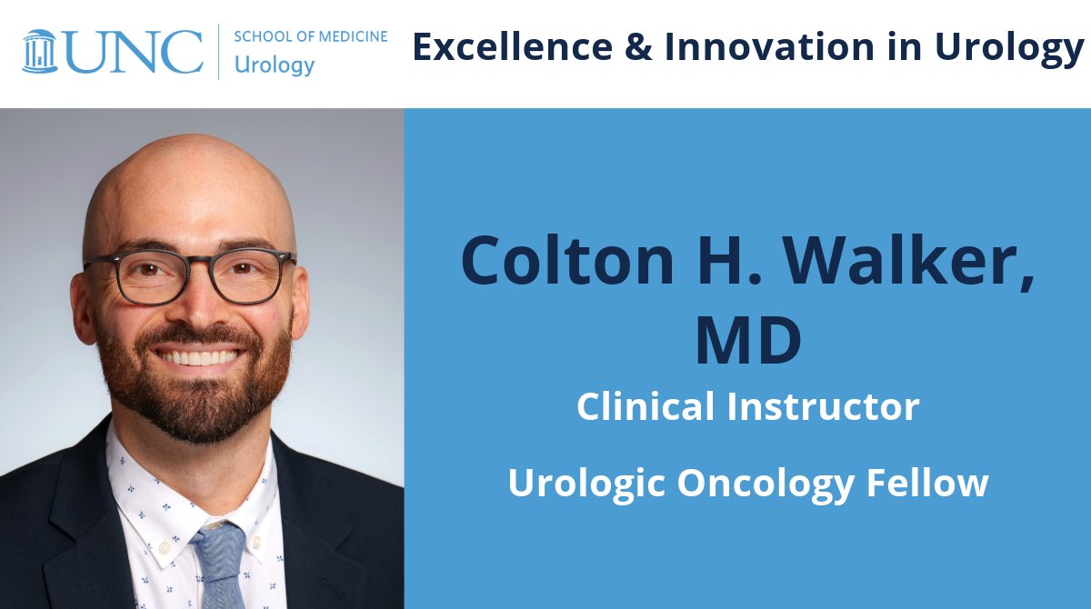 Dr. Walker (@TheColtonWalker) specializes in #UrologicOncology related to clinical care as well as research with a particular interest in addressing environmental inequality and its effects on #ProstateCancer outcomes. For more info: unc.live/3Jfs1Q6