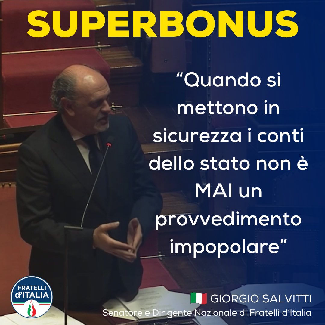 instagram.com/reel/C7BsBKviQ…

<a href="/FratellidItalia/">Fratelli d'Italia 🇮🇹</a> #superbonus