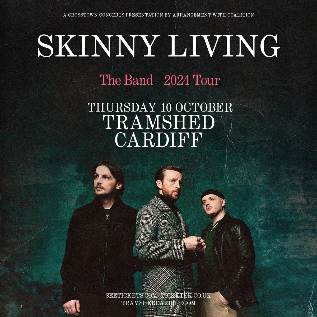 .@skinnylivinguk play @TramshedCF on Thursday 10th October. Tickets are on sale Friday 24th May at 9am: crosstownconcerts.seetickets.com/event/skinny-l…