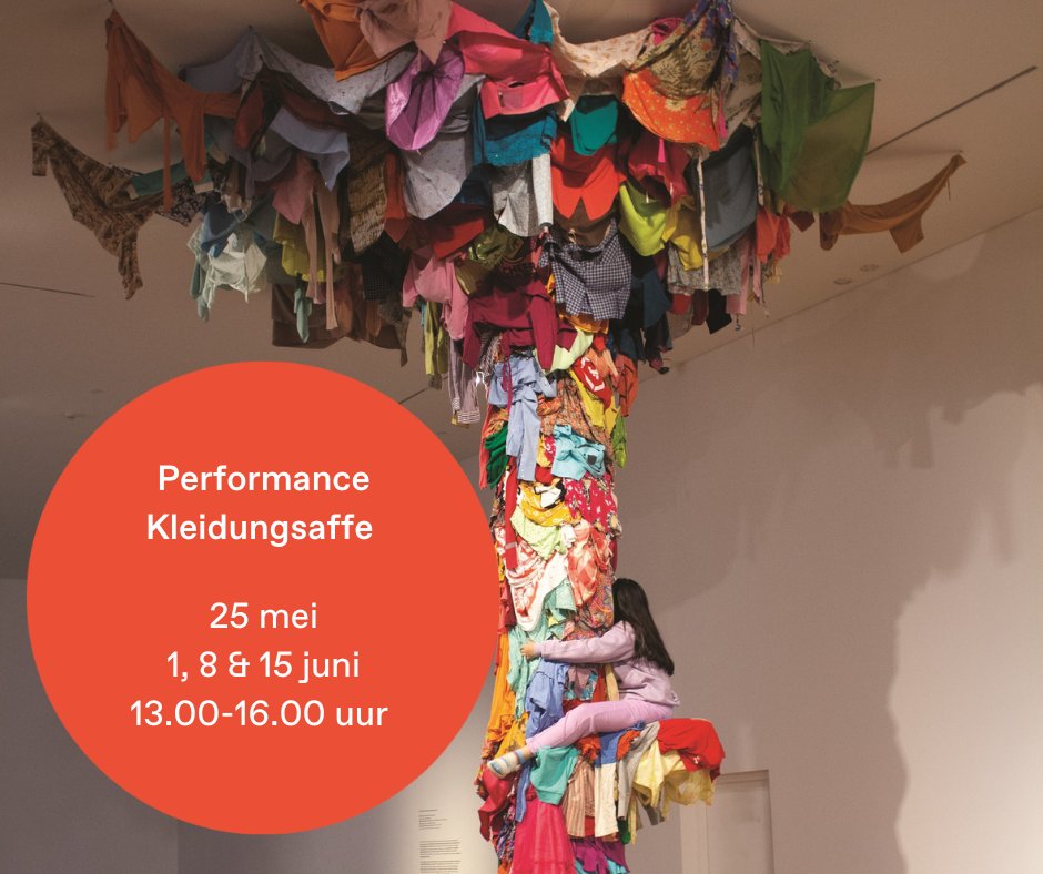 Nu te zien: de kleurrijke installatie 'Kleidungsaffe' v/d Indonesische kunstenaar Melati Suryodarmo, onderdeel v/d @STOF_NL Biënnale. Op 25 mei en 1, 8 en 15 juni (13.00-16.00 u) vinden er ook performances plaats in het kunstwerk. Te zien t/m 30 juni. bit.ly/4bFSzGi