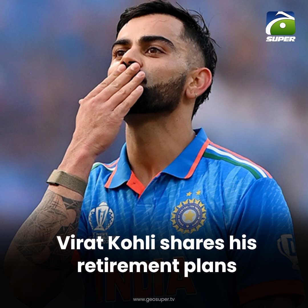 Kohli said that he doesn’t want to leave any unfinished business before bringing the curtain down Read more: geosuper.tv/latest/36159-v… #ViratKohli