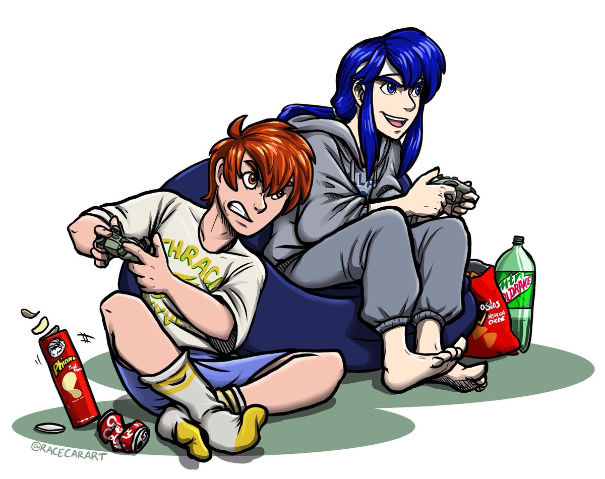Game night with Leif and Seliph! (2018 repost) #FE4