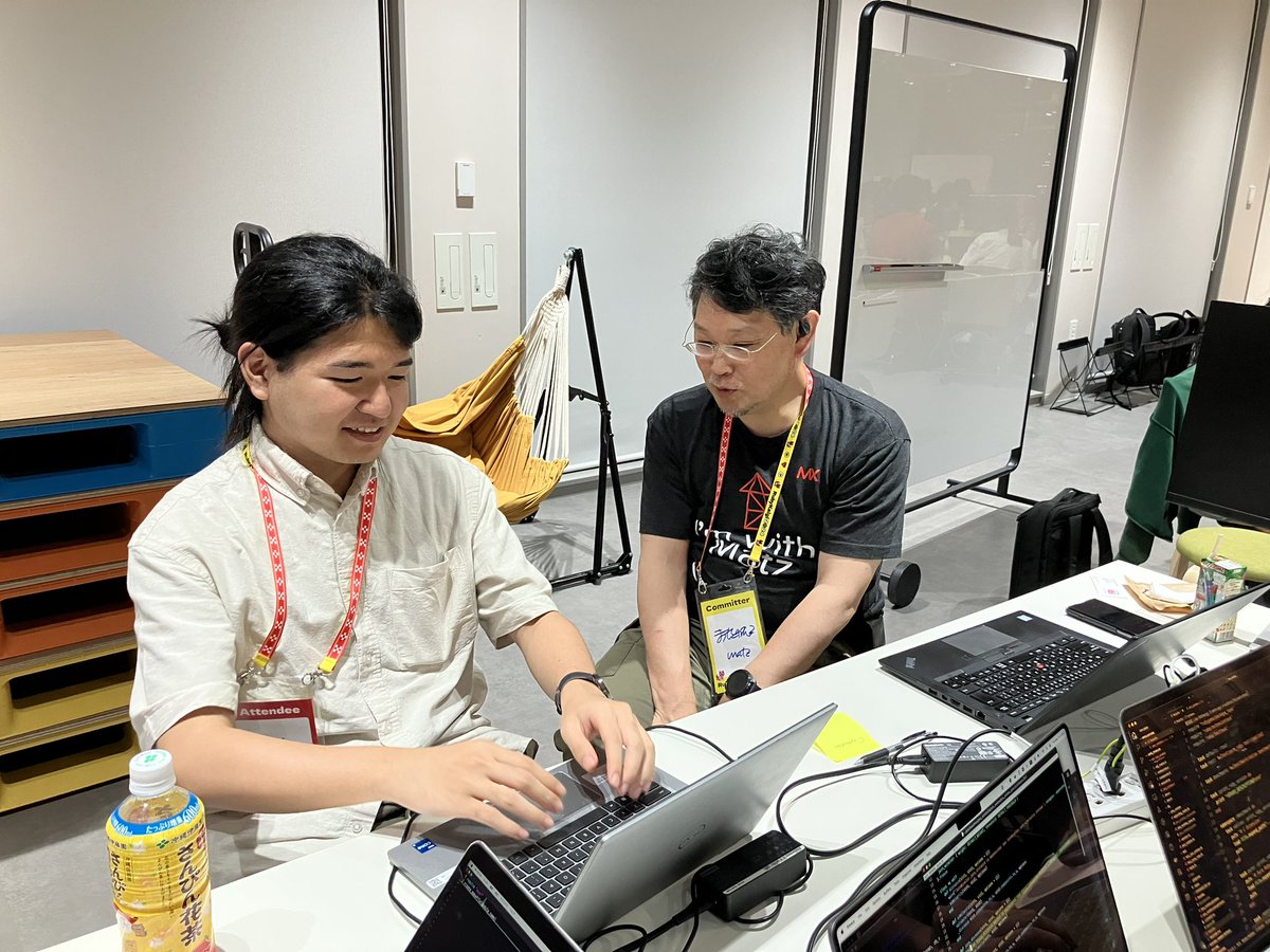 andpad_dev's tweet image. matz さん、白熱教室中 #rubykaigi #codeparty