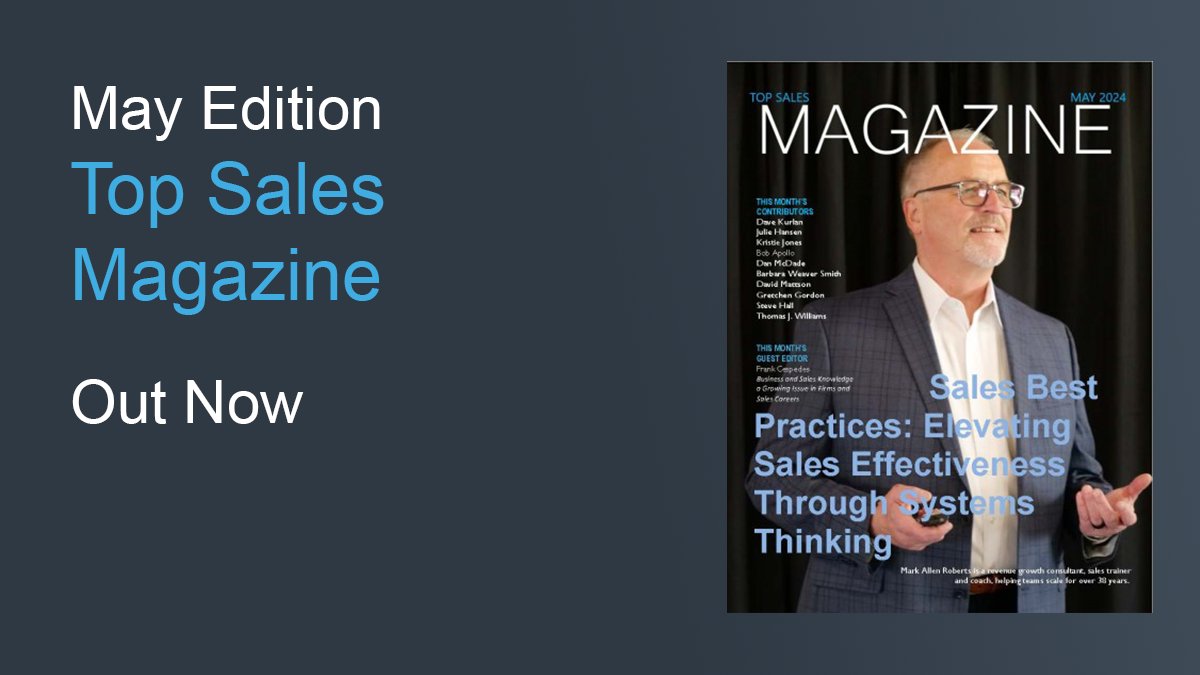 Don't miss out - you can still grab a free copy of the May edition of Top Sales Magazine here: bit.ly/35uAeuR #sales #topsales #businessknowledge #salesbestpractice #socialselling