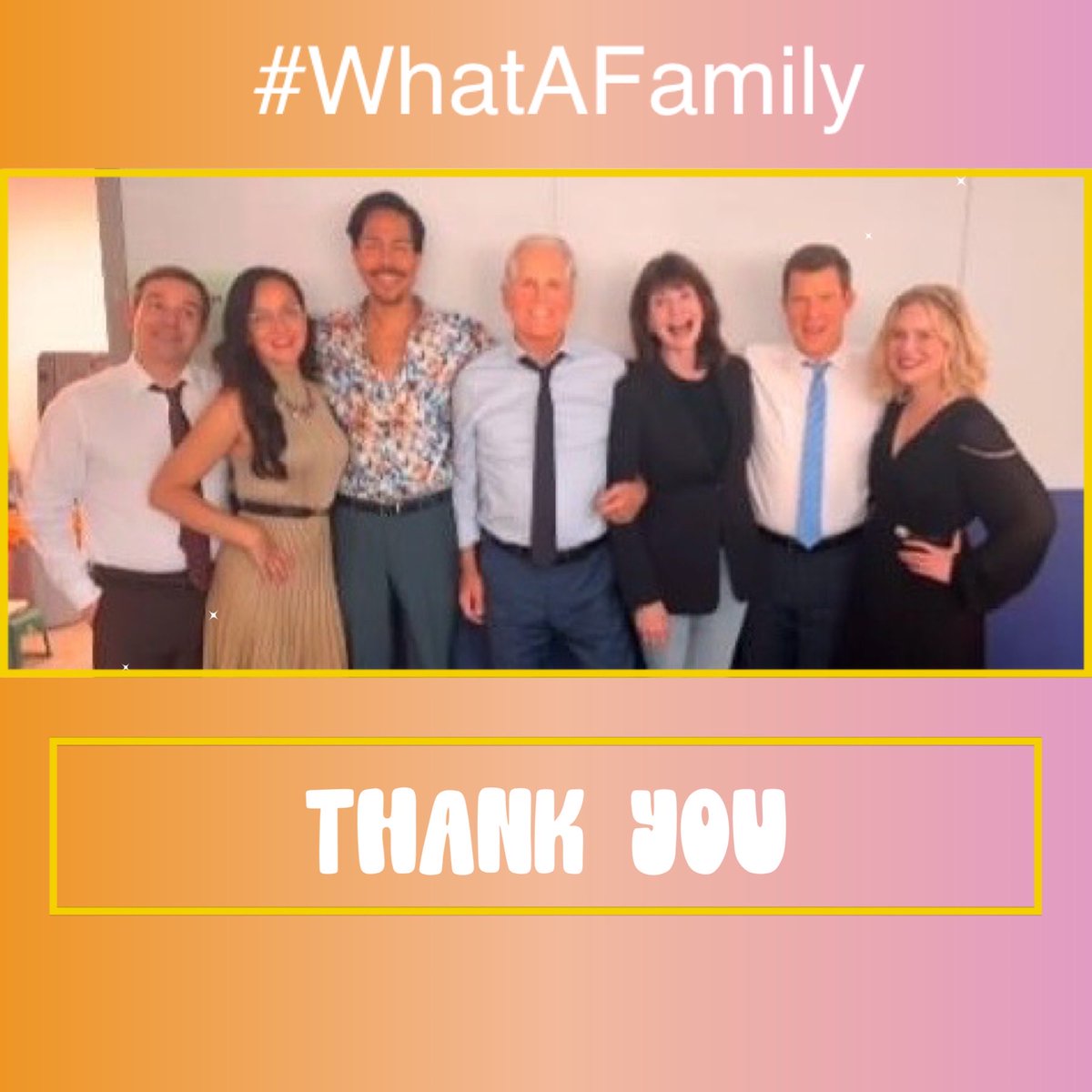 #POstables #ThankfulThursday We are so thankful for this amazing group of creative people! You truly are a part of our family. Thank you for all you do and for how you support your crazy fans! Have a wonderful last day of filming. Enjoy the time you have together! #WhatAFamily