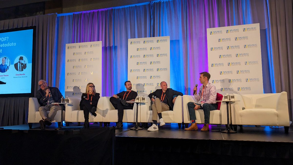 Fascinating discussion on #musicmetadata at 'Lights, Camera, PDF?' panel yesterday @musicbizassoc! Unpacking challenges & solutions for smoother music info flow in AV content. #AVcontent #metadatamanagement #musicbiz2024