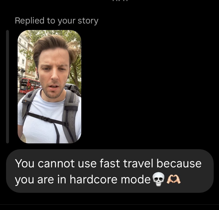 LukeDaleLive's tweet photo. Complained about buses in London making me late for work on IG 😭 https://t.co/eq642HNmlv