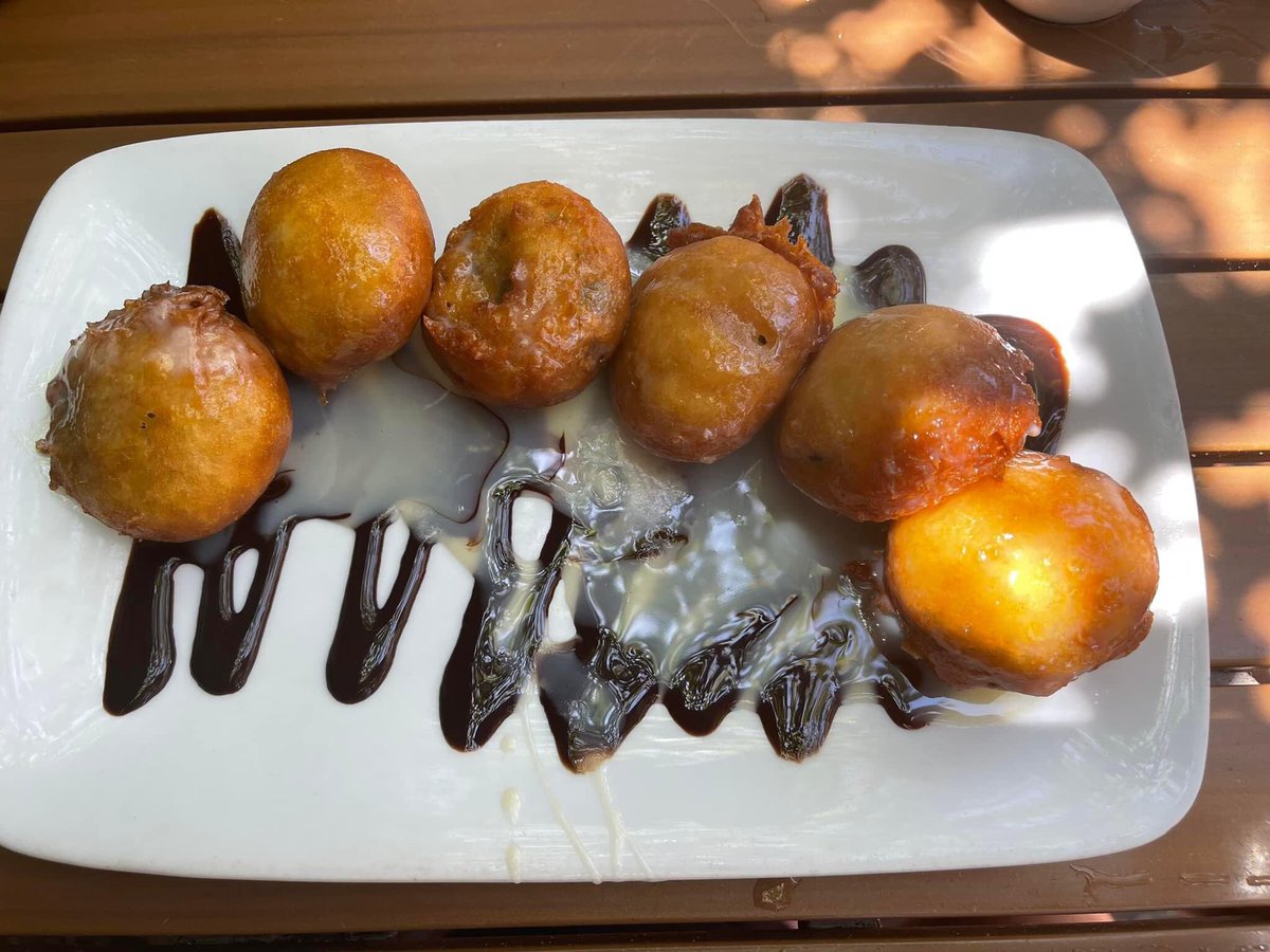 This was lethal…Oreo beignets with condensed milk and chocolate! 🤤 @HookedOnHarrys @CityStAug #Foodie