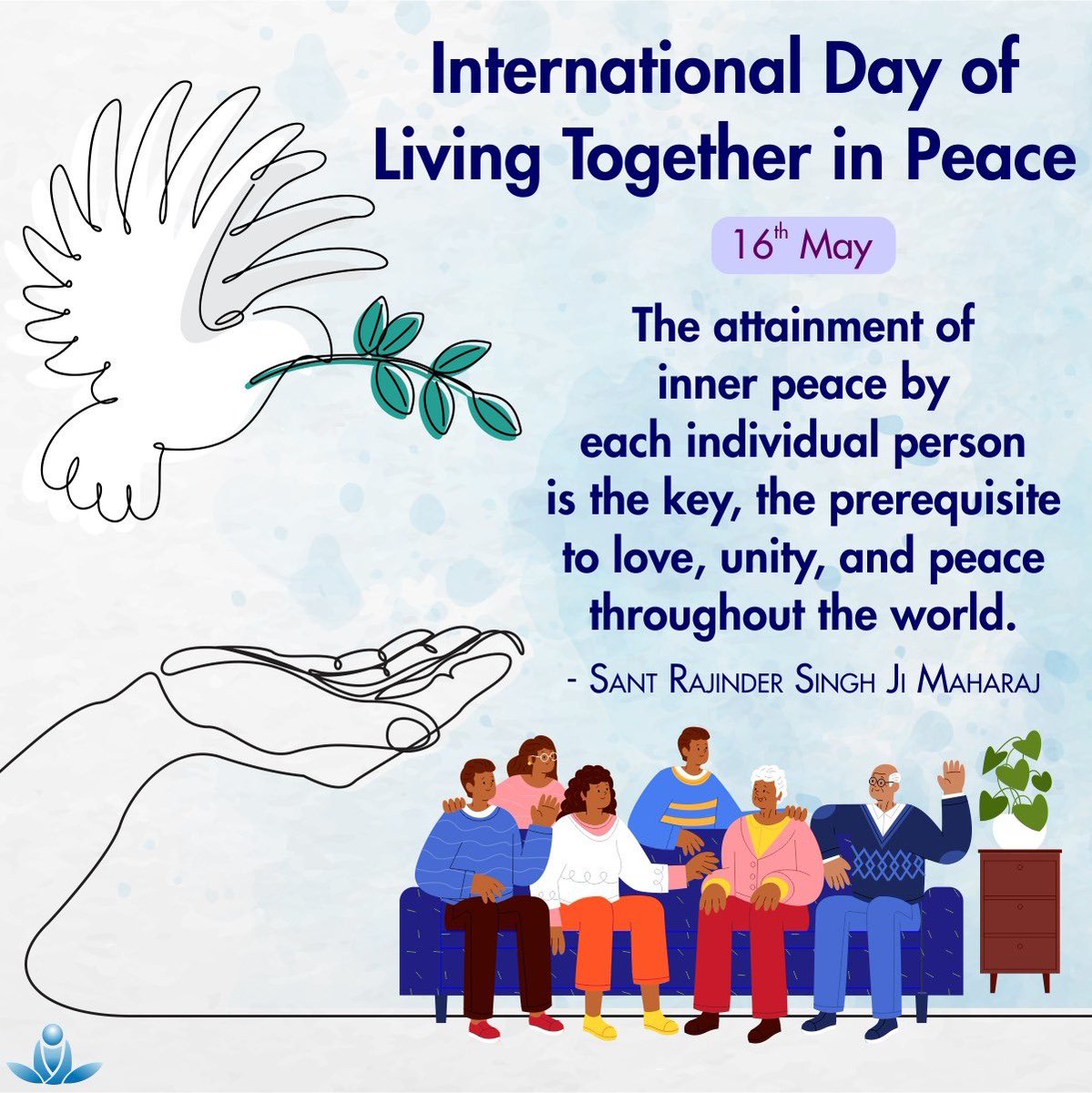 #InternationalDayOfLivingTogetherInPeace #Peace #LivingTogether   #SantRajinderSingh #MasterRajinder #SantRajinderSinghJiMaharaj #SKRM #SawanKirpalRuhaniMission