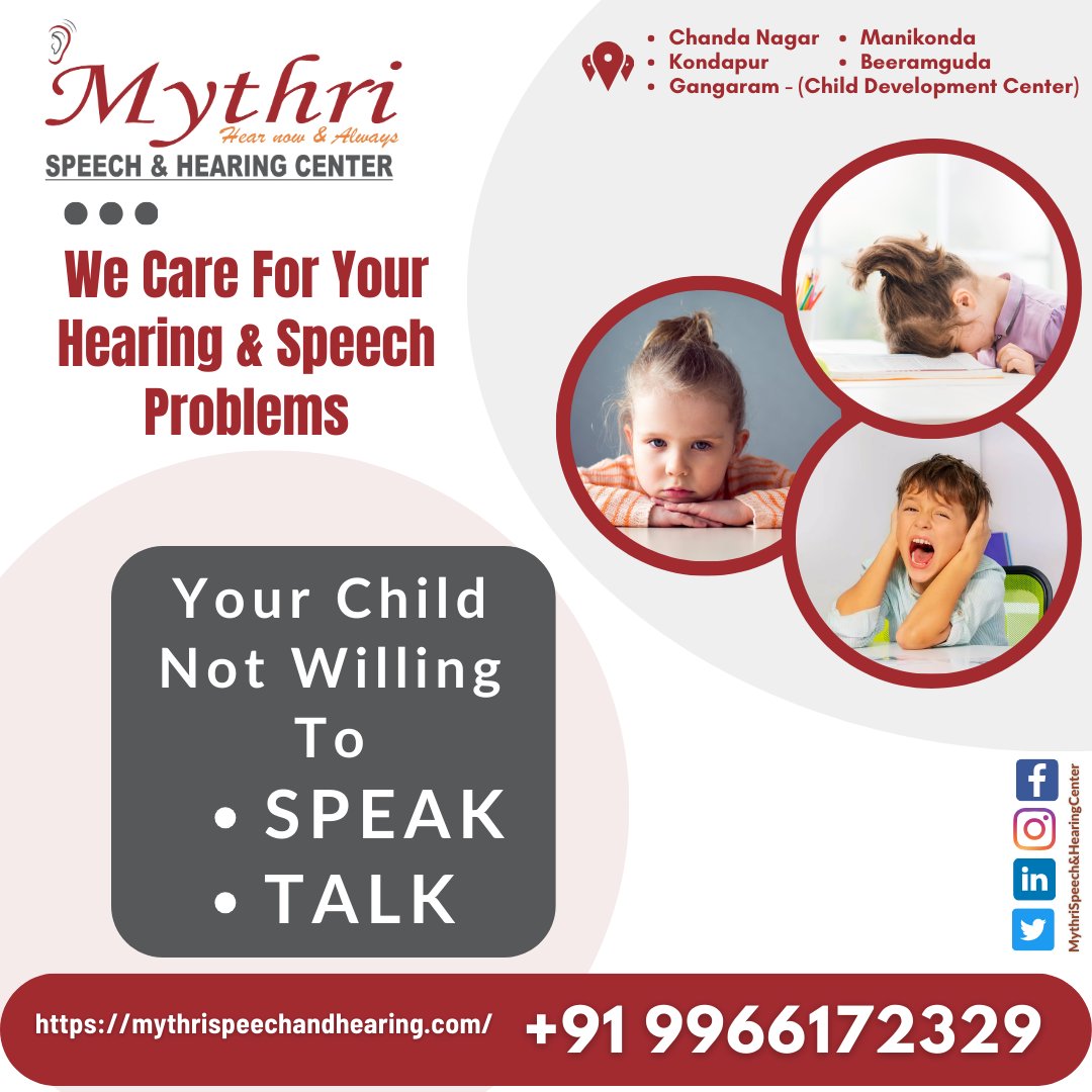 #SpeechTherapy #HearingCare #ChildDevelopment #SpeechDelay #LanguageDevelopment #EarlyIntervention #AutismIntervention #CommunicationSkills #ChildHealth #MythriSpeechAndHearing #PediatricAudiology #ChildSpeechTherapy #LanguageTherapy #SpeechAndLanguage #SpecialNeedsParenting