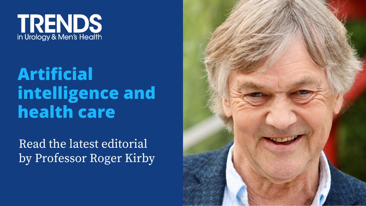 Trends in UROLOGY & MENS HEALTH (@trendsmenhealth) on Twitter photo Our new Trends issue kicks off with a thought-provoking editorial by <a href="/RogerKirby12/">Prof Roger Kirby</a> on the impact of AI on health care ā a change warranting both optimism and caution.
Trends editorial: wchh.onlinelibrary.wiley.com/doi/10.1002/tr⦠Our new Trends issue kicks off with a thought-provoking editorial by <a href="/RogerKirby12/">Prof Roger Kirby</a> on the impact of AI on health care ā a change warranting both optimism and caution.
Trends editorial: wchh.onlinelibrary.wiley.com/doi/10.1002/trā¦
