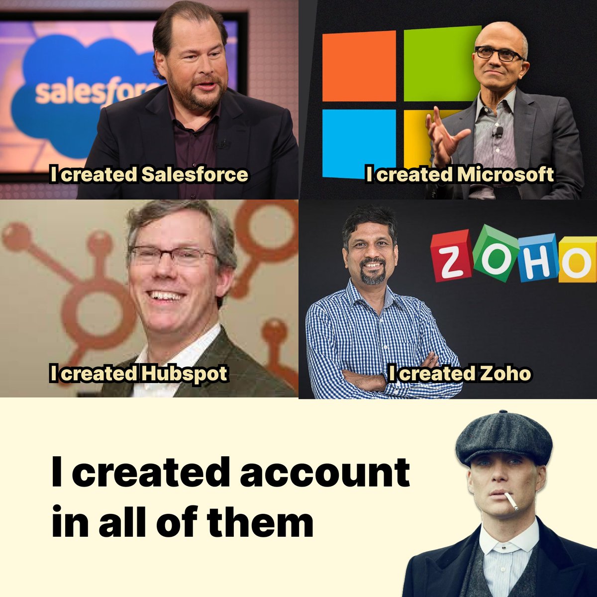 Which one are you secretly using the free trial for? Do comment below 👇

#SalesforceMeme #SoftwareSecrets #TrialAndError #TechInnovations #SaaS #TechSavvy #TestDriveTech #TechLife #meme2024 #TechHacks