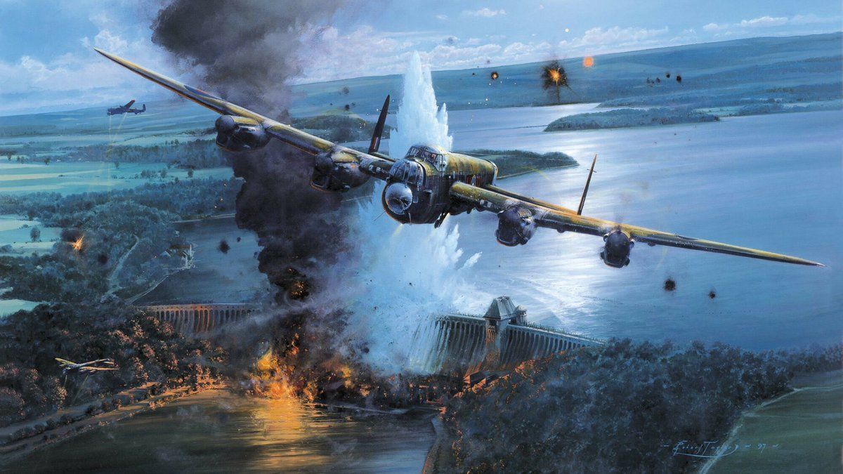 Tonight at 21:28 in 1943, 133 aircrew, flying 19 Lancaster Bombers, took off on Operation Chastise. The targets - the Möhne, the Eder and the Sorpe dams.