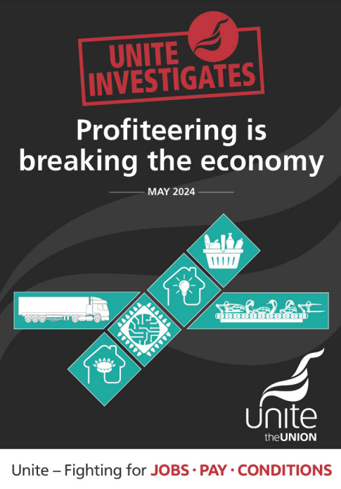 Average corporate profit margins have increased by 30% compared to before the pandemic, while we're left paying more for all our essential goods and services. That's price-gouging. Read more in our 'Profiteering is Breaking the Economy' report: unitetheunion.org/what-we-do/uni…