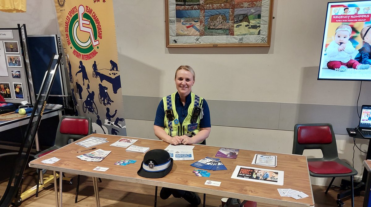 PCSO Ffion is at the Keep Well in Pembrokeshire Roadshow at The Regency Hall,Saundersfoot this morning.

The event is to highlight how people can access services delivered by the statutory and voluntary services for health and wellbeing.