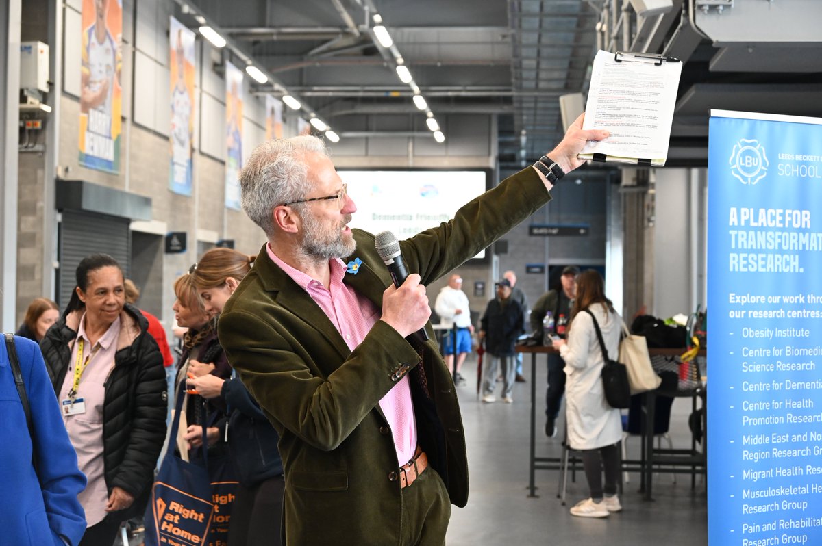 ✨ Today's #DementiaActionWeek Event is well underway!

Great to see so many friends of the Foundation in attendance and an honour to have our CEO, Bob Bowman, speaking on our behalf🦏

We are in the South Stand Concourse till 2:30pm with lots still to come, come and say hello!👋