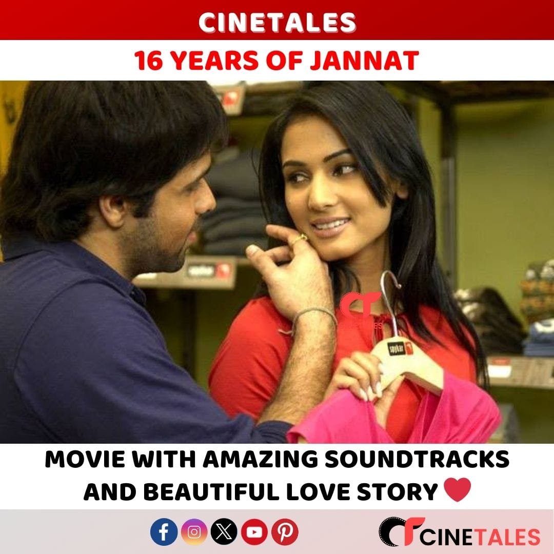Jannat: A film full of love, romance, emotions, melodious soundtracks, amazing performances from Emraan Hashmi & Sonal Chauhan❤️ Footfalls: 66,84,000 Budget: Rs 10 crore #BoxOffice: Rs 41.57 crore gross Verdict: SUPERHIT #Jannat #EmraanHashmi #SonalChauhan #16YearsOfJannat