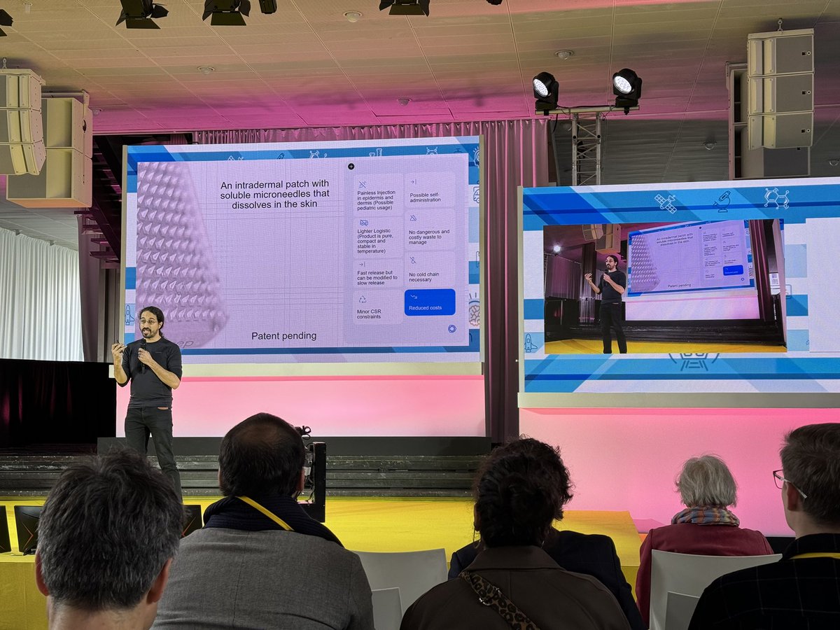 Genopole's tweet photo. #spring2024
Vitropep et @sthbiotech ont pitché ce matin pour la catégorie Health-Biotech du #Spring50 👏🏼 https://t.co/wbn3rmwPsh