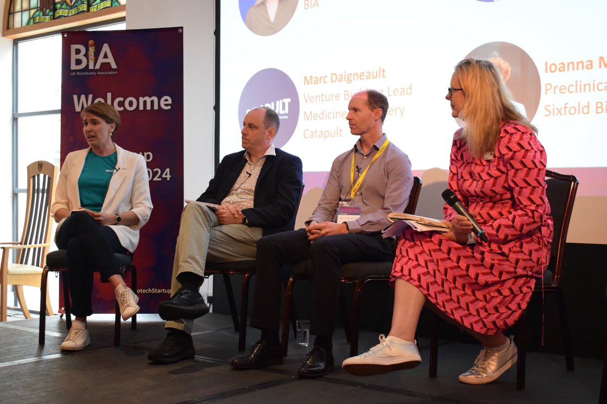BioIndustry Association (BIA) (@bia_uk) on Twitter photo Our next panel will be discussing essential #skills for building a lean strong #biotech start-up 💪
📌 Dr Kate Barclay, <a href="/BIA_UK/">BioIndustry Association (BIA)</a>
📌 Marc Daigneault, <a href="/MedDiscCat/">Medicines Discovery Catapult</a>
📌 Martin McGurk, <a href="/innovateuk/">Innovate UK</a>
📌 Ionna Mylonaki, <a href="/sixfold_bio/">Sixfold bioscience</a>
#BiotechStartups Our next panel will be discussing essential #skills for building a lean strong #biotech start-up 💪
📌 Dr Kate Barclay, <a href="/BIA_UK/">BioIndustry Association (BIA)</a>
📌 Marc Daigneault, <a href="/MedDiscCat/">Medicines Discovery Catapult</a>
📌 Martin McGurk, <a href="/innovateuk/">Innovate UK</a>
📌 Ionna Mylonaki, <a href="/sixfold_bio/">Sixfold bioscience</a>
#BiotechStartups