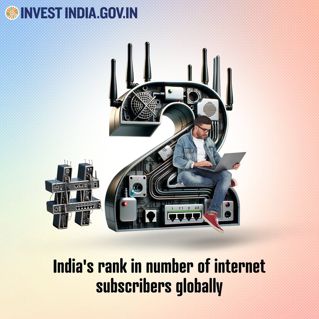 #India’s digital economy is primed for growth. With a vision for digital infrastructure for every citizen—including high-speed internet, mobile access, and secure cloud services—the #opportunities are endless. 📶

Discover more at: bit.ly/II-IT-BPM
 
#InvestInIndia #AITech