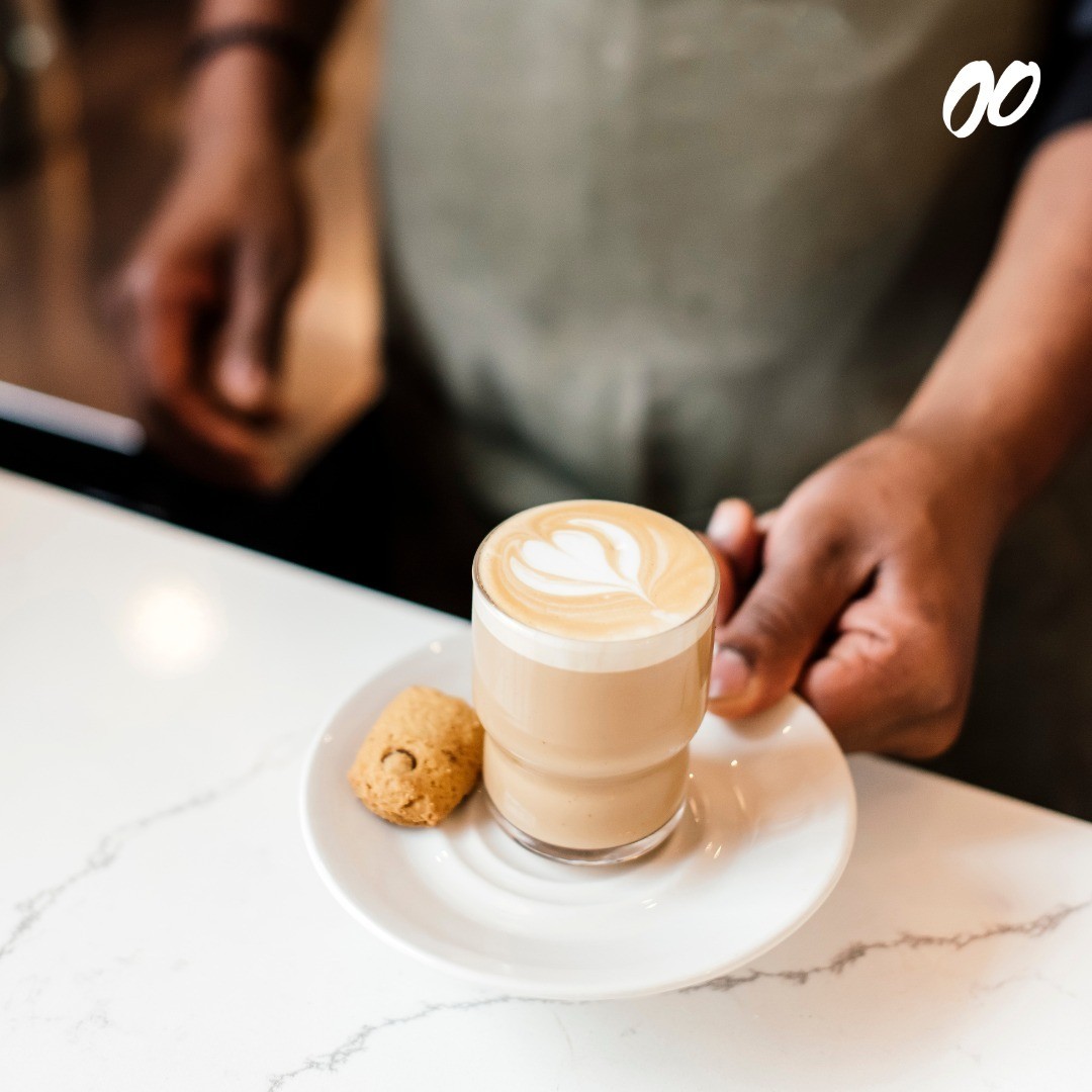 Keep warm with a hug in a cup from @doppiozerosa ☕ For coffee lovers like us, it's not just a beverage; it's a moment of pure bliss. #IconicSandton #DoppioZero #Latte #Coffee #CoffeeLover