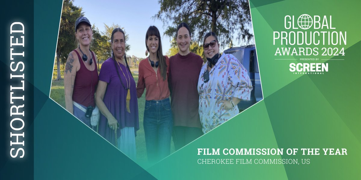 Shortlisted for the Film Commission Award is: Cherokee Film Commission (US) - @CherokeeFilm bit.ly/GPAShortlist24 #ScreenGPA24
