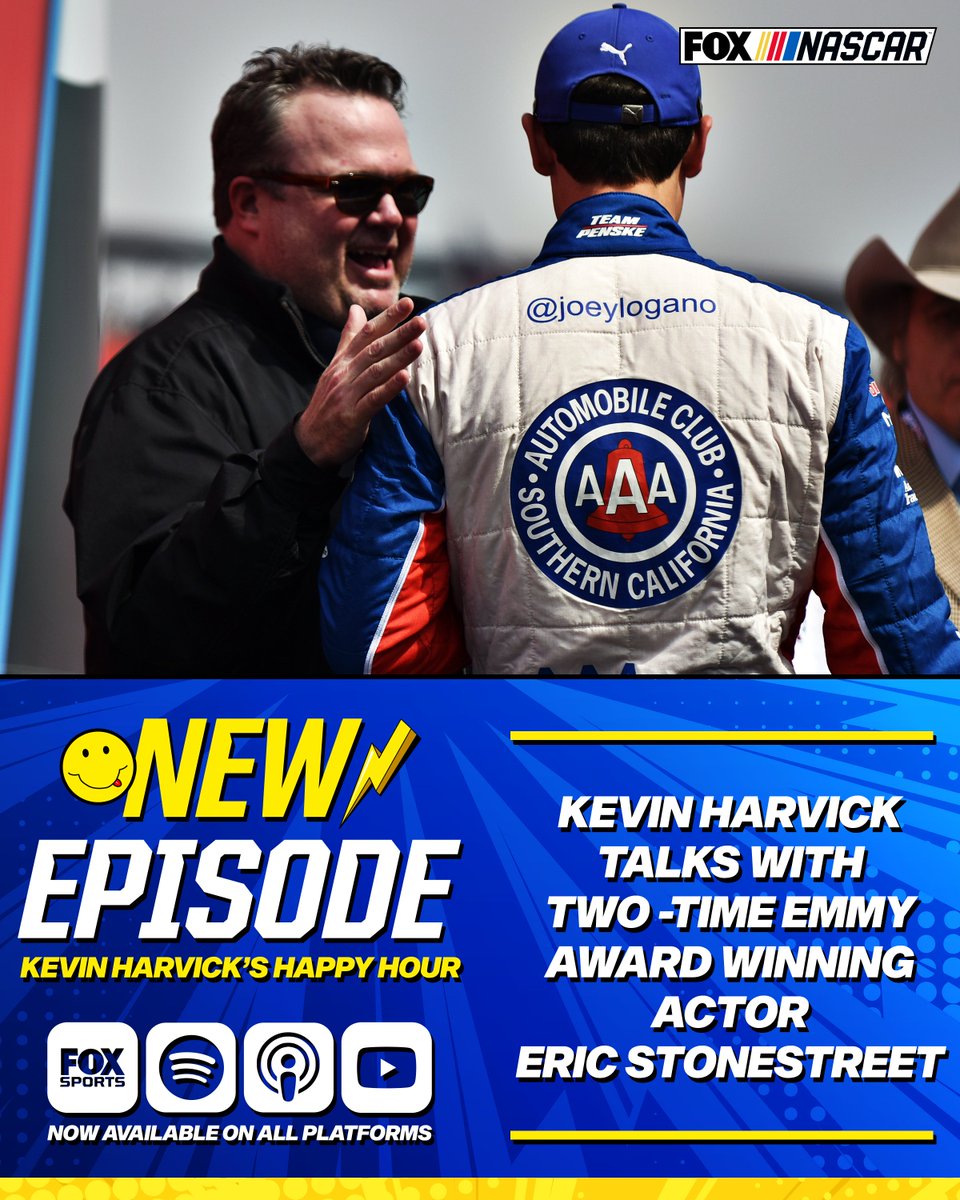 🚨 NEW EPISODE 🚨 @KevinHarvick talks with two-time Emmy Award-winning actor @ericstonestreet! Right here ➡ link.chtbl.com/CgtlDJUZ